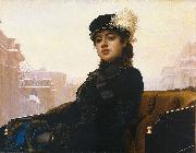 Ivan Kramskoi Portrait of an unknown woman, painting